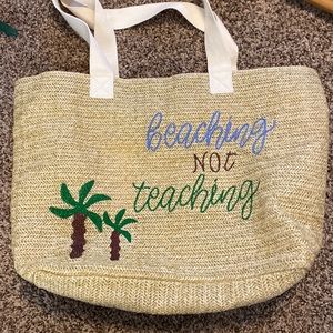 Teacher beach bag